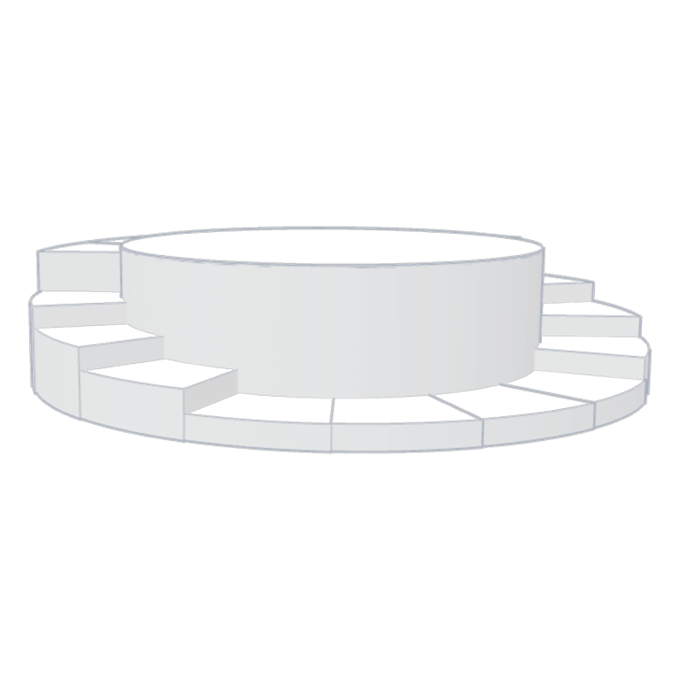 extension de scène ronde 6m ø