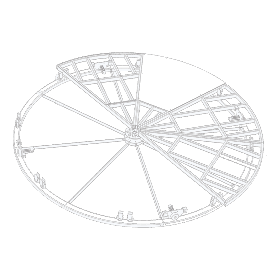 scène motorisé 5m ø